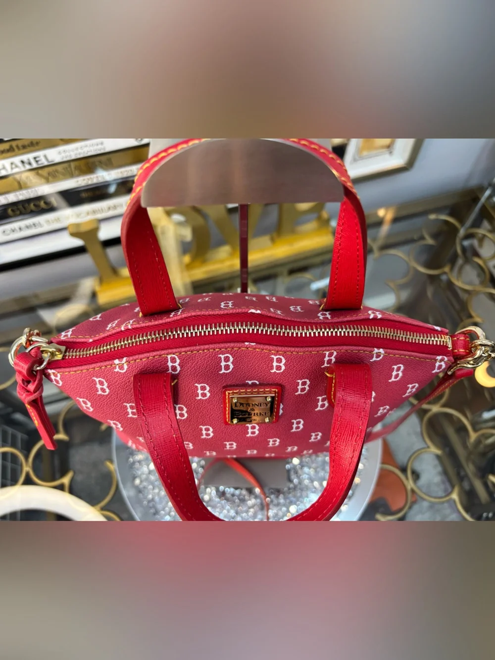 Dooney & Bourke Boston Red Sox Ruby Mini Crossbody Satchel NWOT